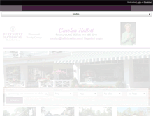 Tablet Screenshot of carolyn-hallett.com